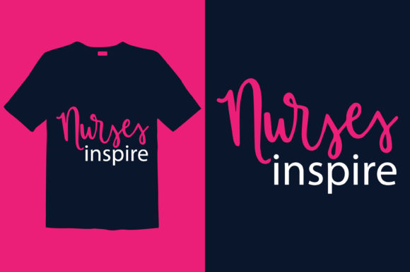 A Nurse T-Shirt Graphic for Real Crafting and Print Templates