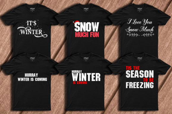 Beyond the Mockup: A Real-World Look at the NEW WINTER T-SHIRT BUNDLE