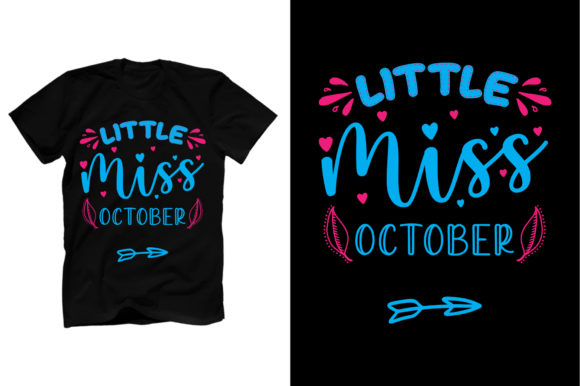 Crafting with the Little Miss October Vector: Graphics for Print Templates