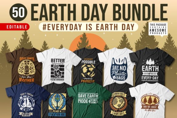 Earth Day T-shirt Graphics: A Brand Designer's Packaging Review