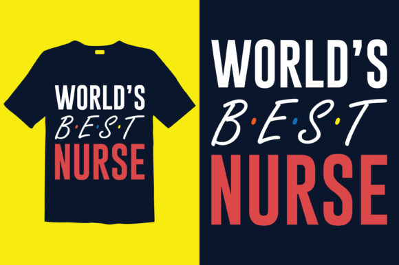 Nurse T-shirt Design 003 as a Professional Graphics Asset for Print Templates