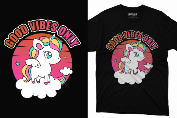 Putting the Good Vibes Only Unicorn Design to Work