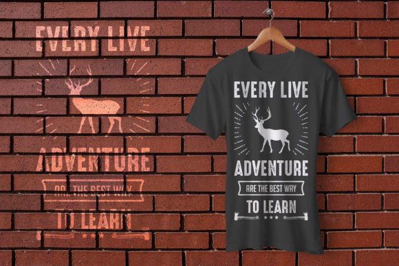 The Every Live Adventure Deer Design: A Versatile Brand Asset