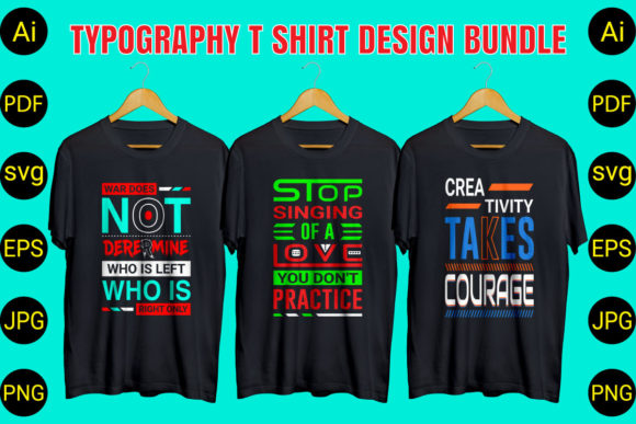 Typography Print Templates & Graphics for Branding